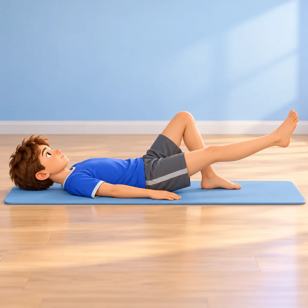 Controlled straight-leg raise
