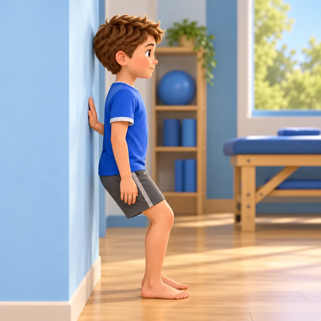 Wall-supported mini-squat