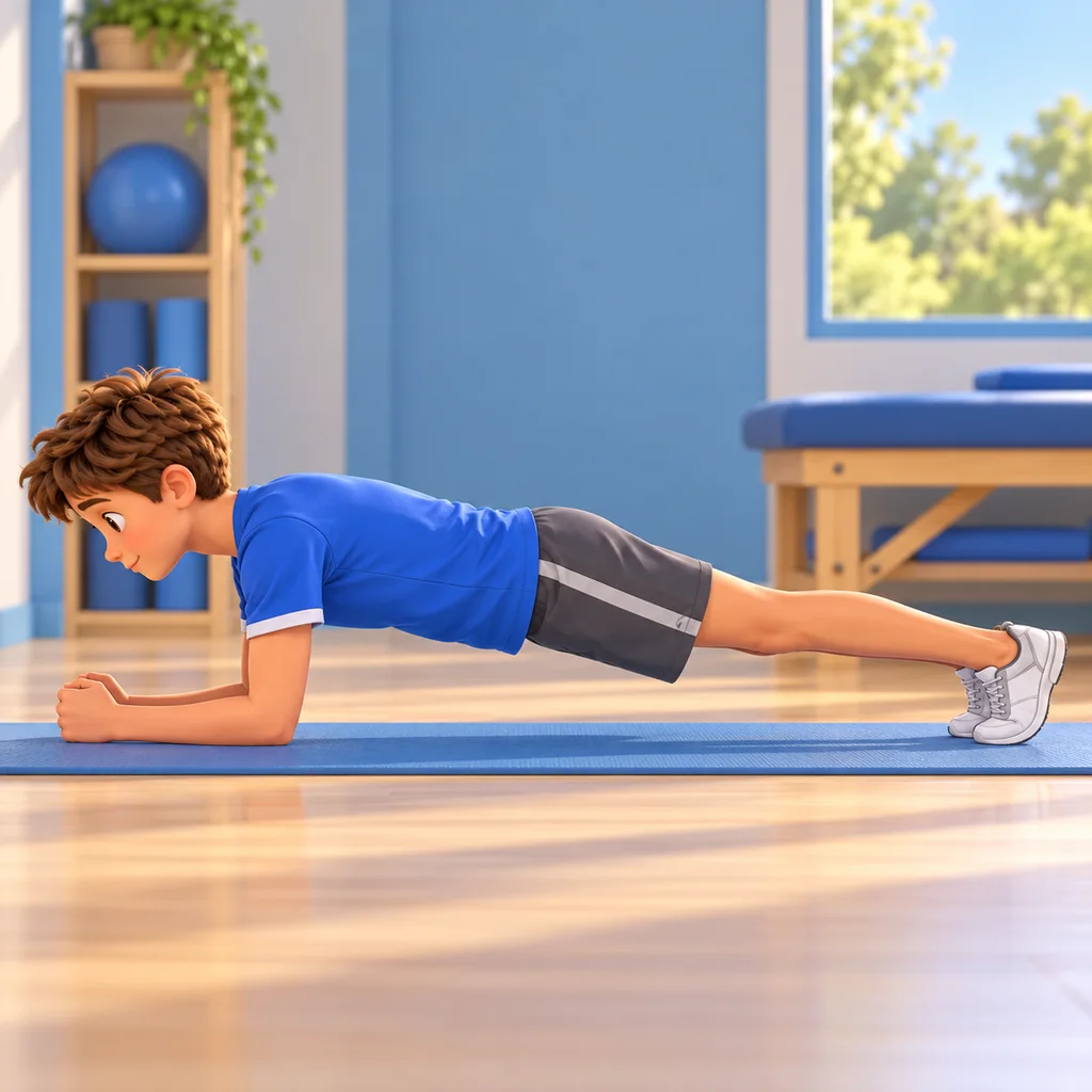Illustration: Forearm plank