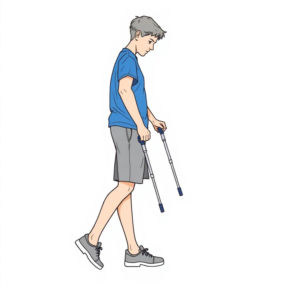 Crutch and weight-bearing training