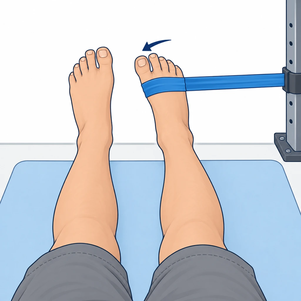 Resisted ankle inversion