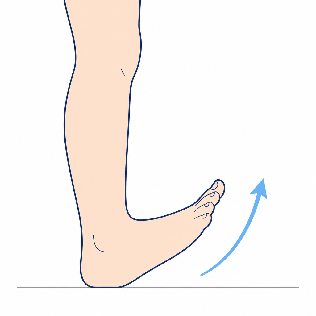 Heel walking