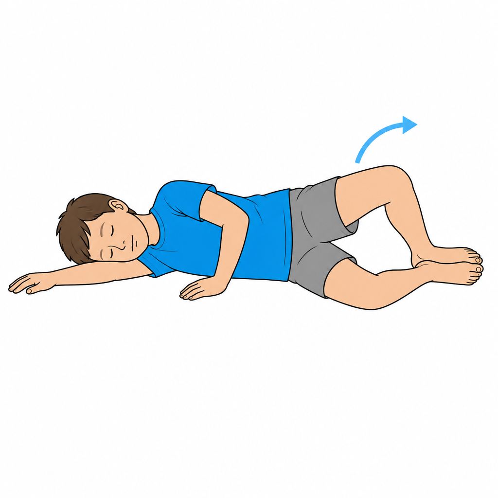 Clamshell and gluteal strengthening