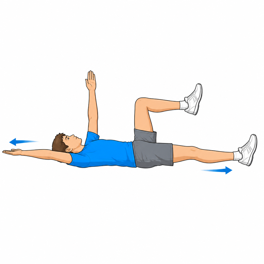 Dead bug (lumbopelvic stabilization)