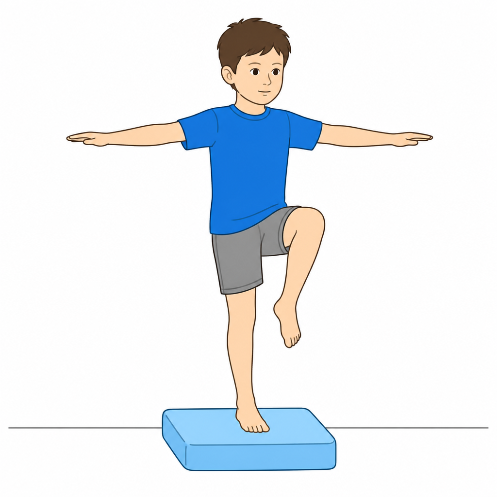 Balance on a soft surface