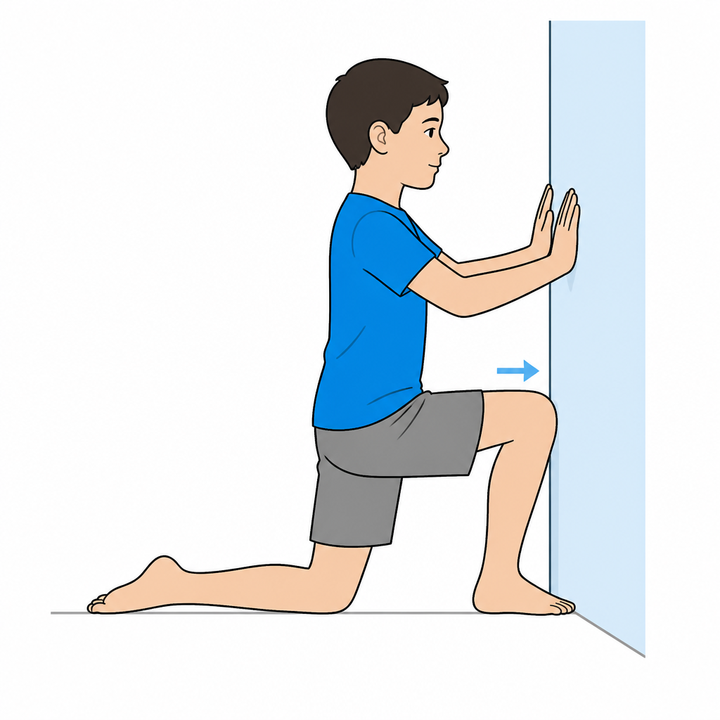 Knee-to-wall (dorsiflexion)