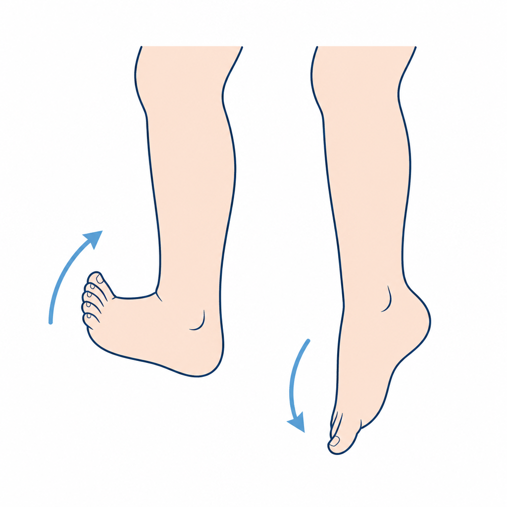 Unloaded active ankle mobility