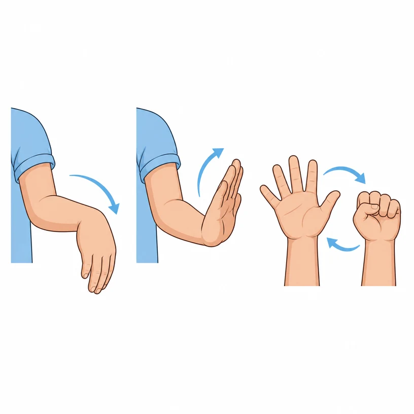 Wrist and finger mobility recovery