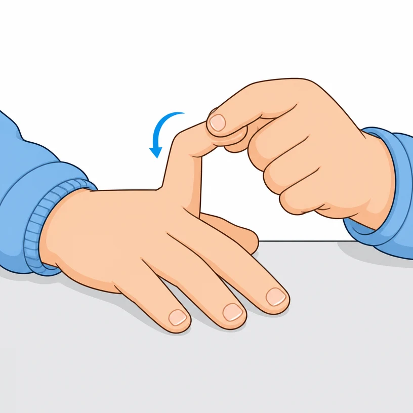 Individual mobilization of each finger