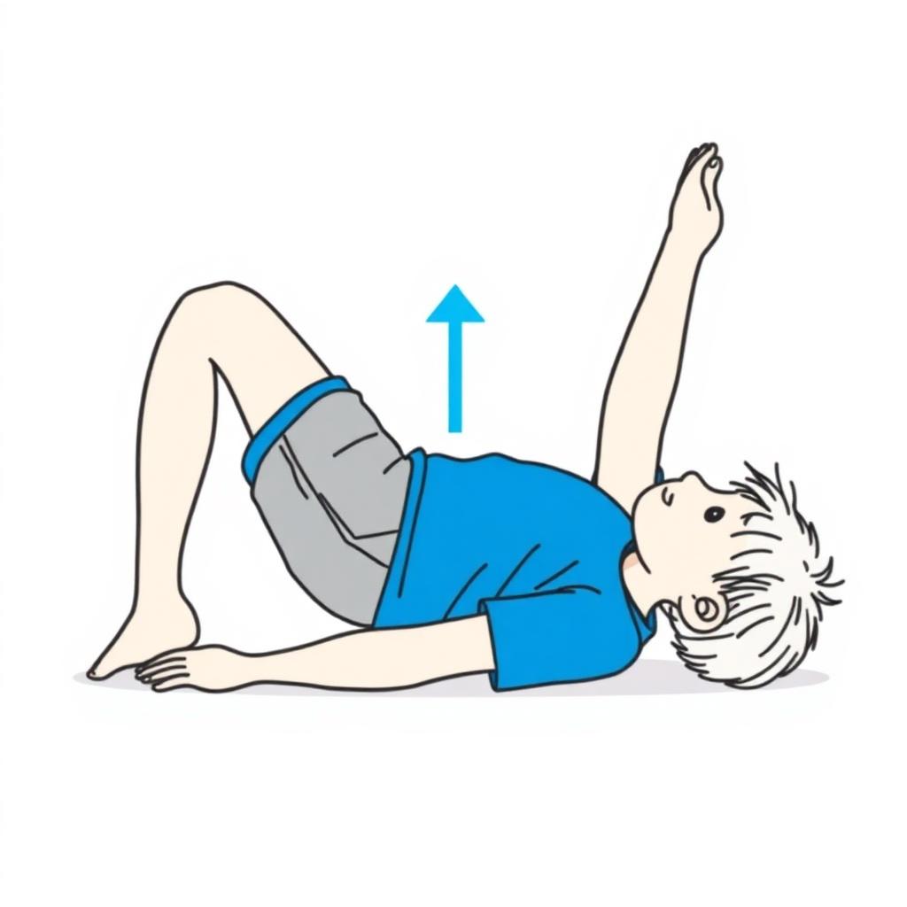 Ponte gluteo monopodalico
