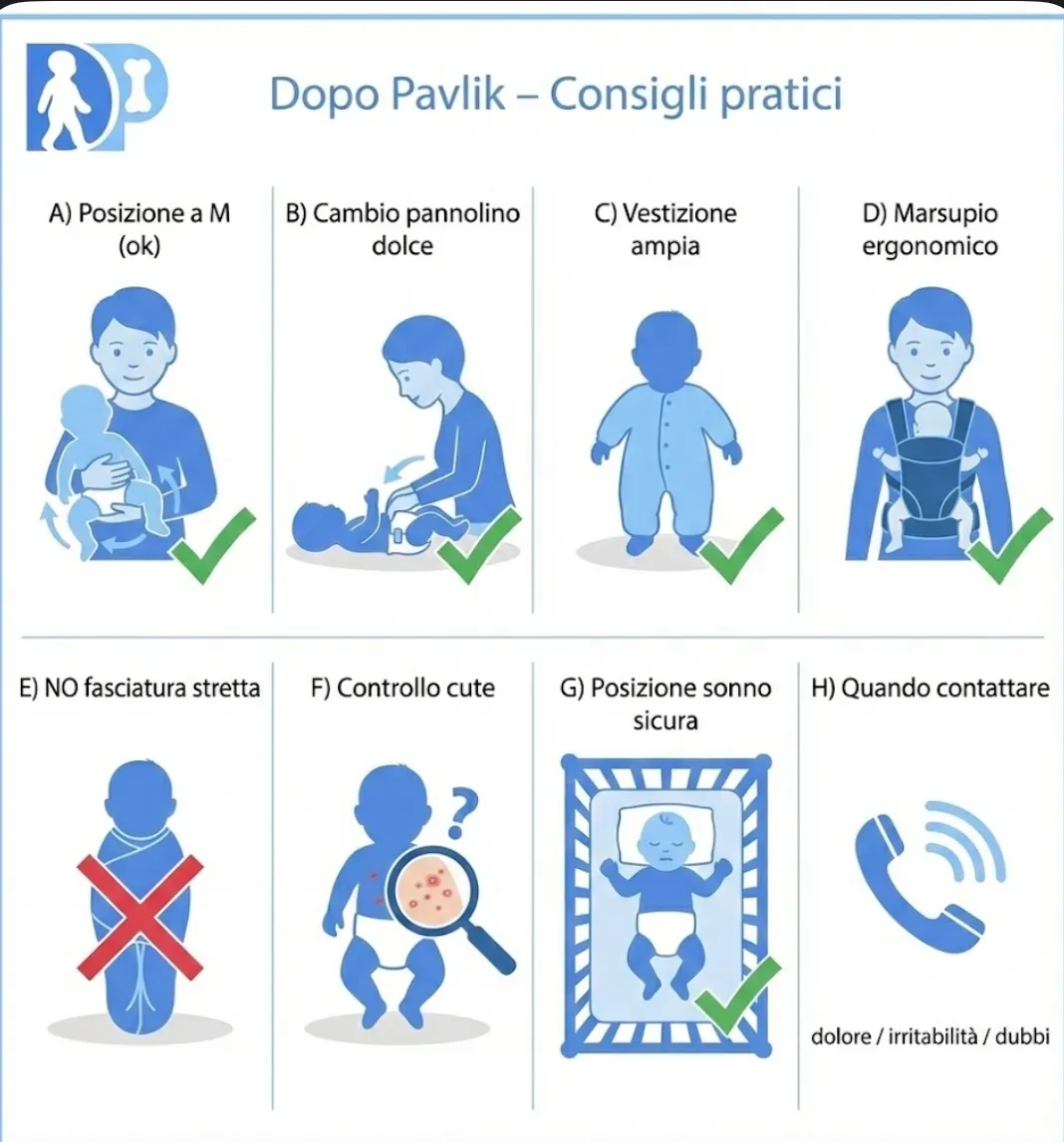 Exercise sheet for After Pavlik harness / abduction brace - Pediatric orthopaedic exercises