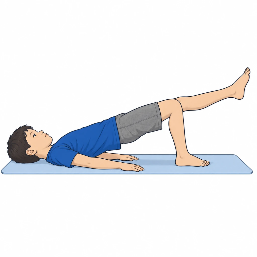 Single-leg glute bridge