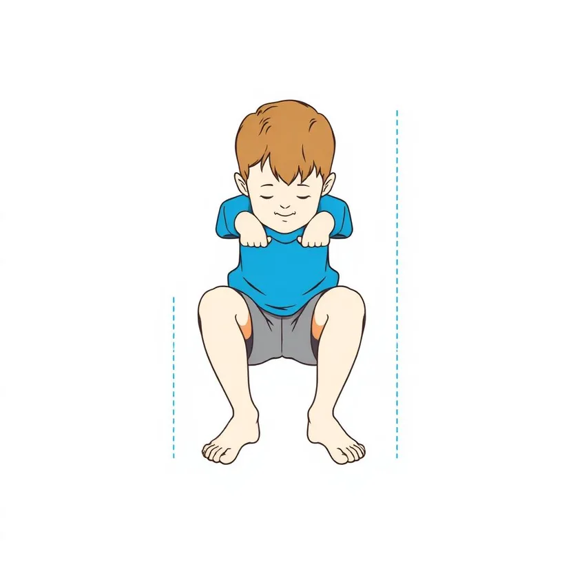 Squat con piedi paralleli