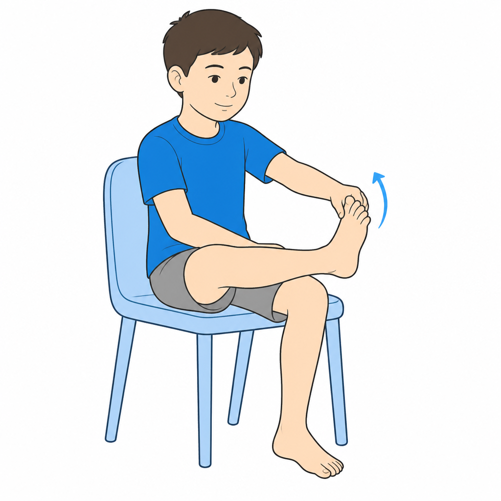 Stretch della fascia plantare