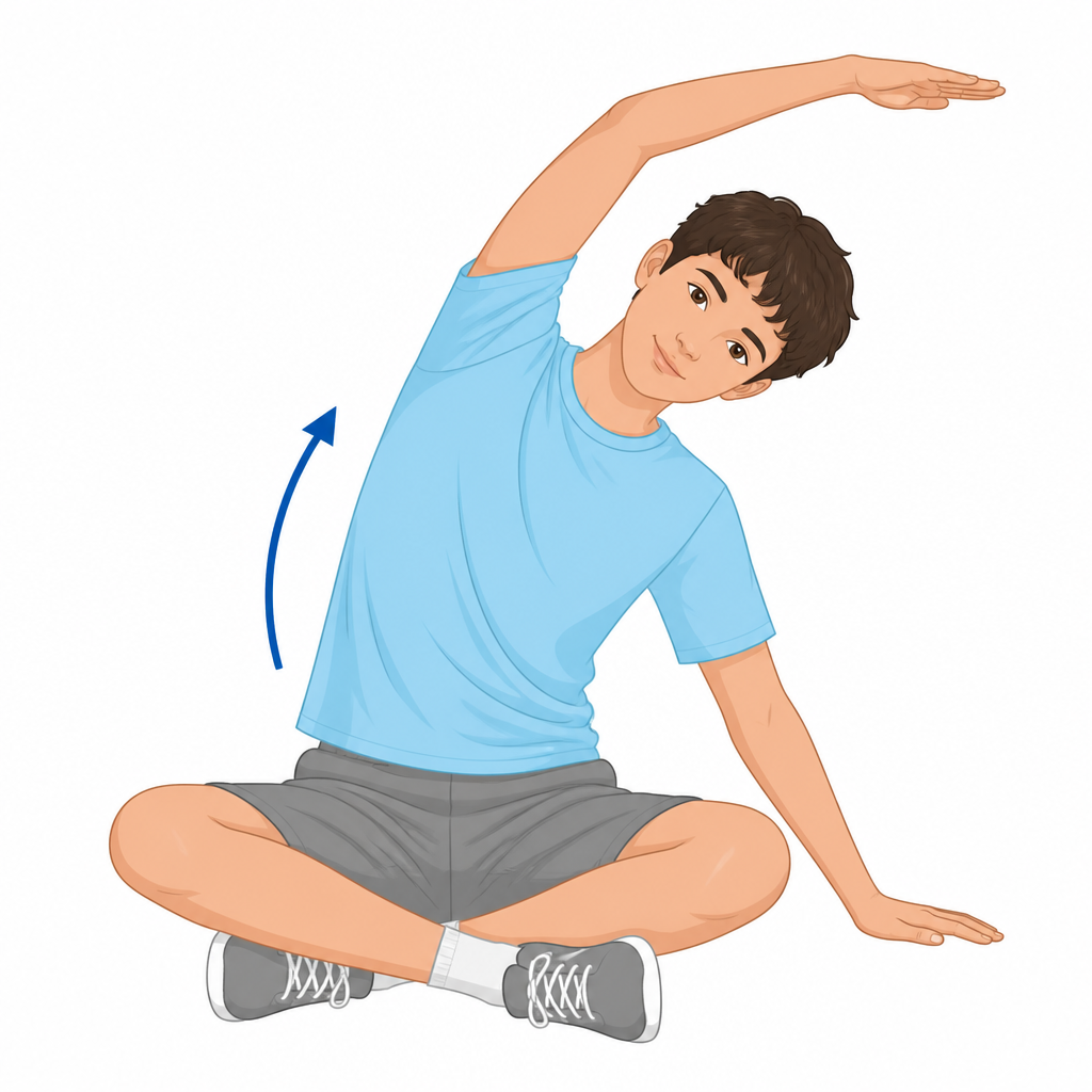 Quadratus lumborum stretch
