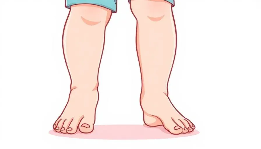In-toeing pigeon toed walking children video