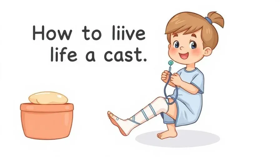 Living with a cast children fracture video