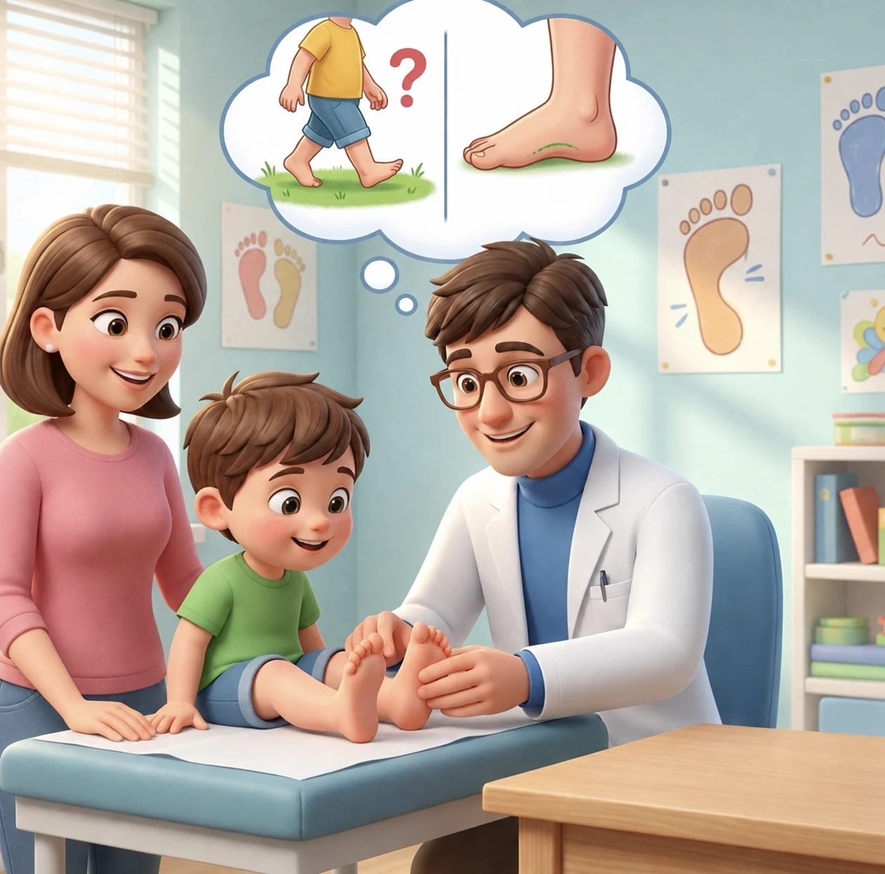 Barefoot walking and foot arch development in children