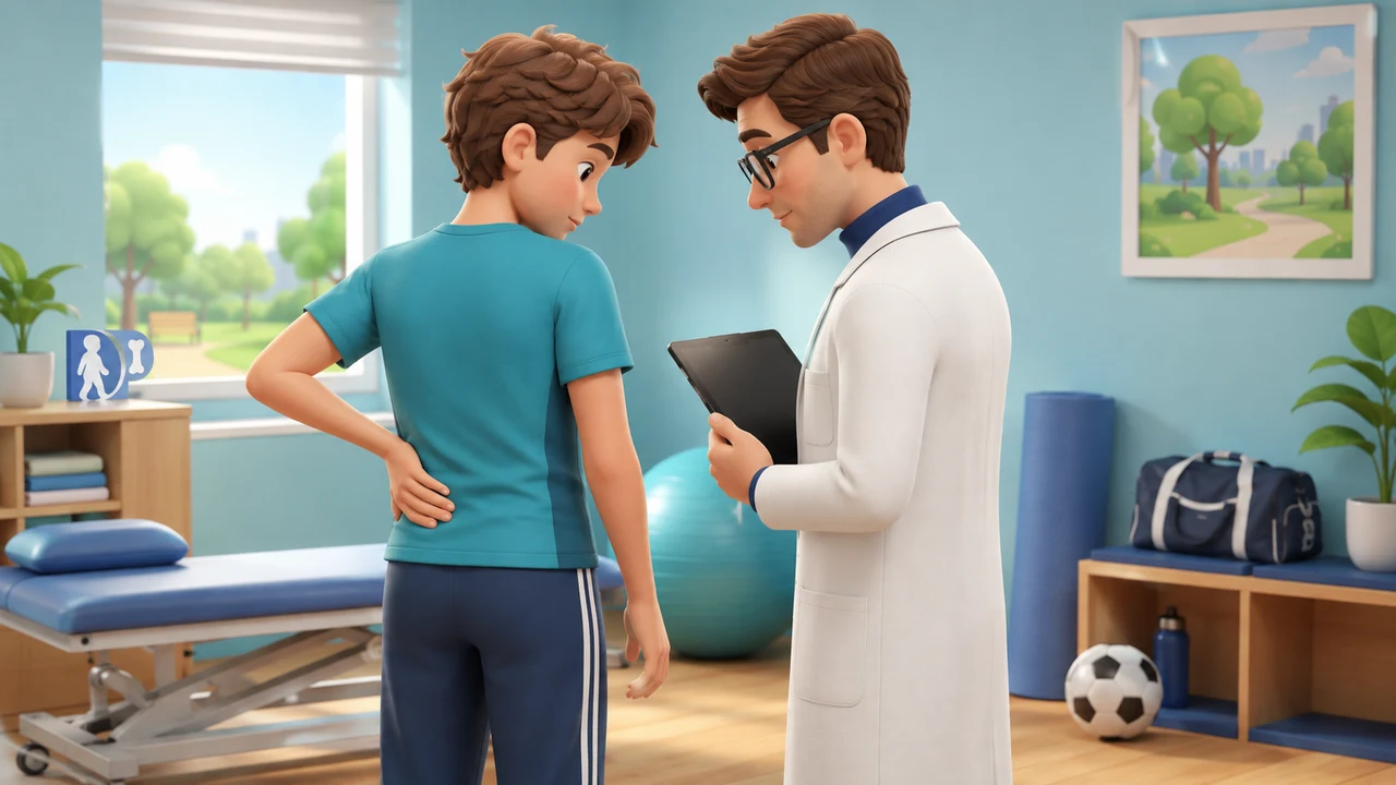 Active lumbar spondylolysis in adolescent athletes: early physiotherapy or initial rest