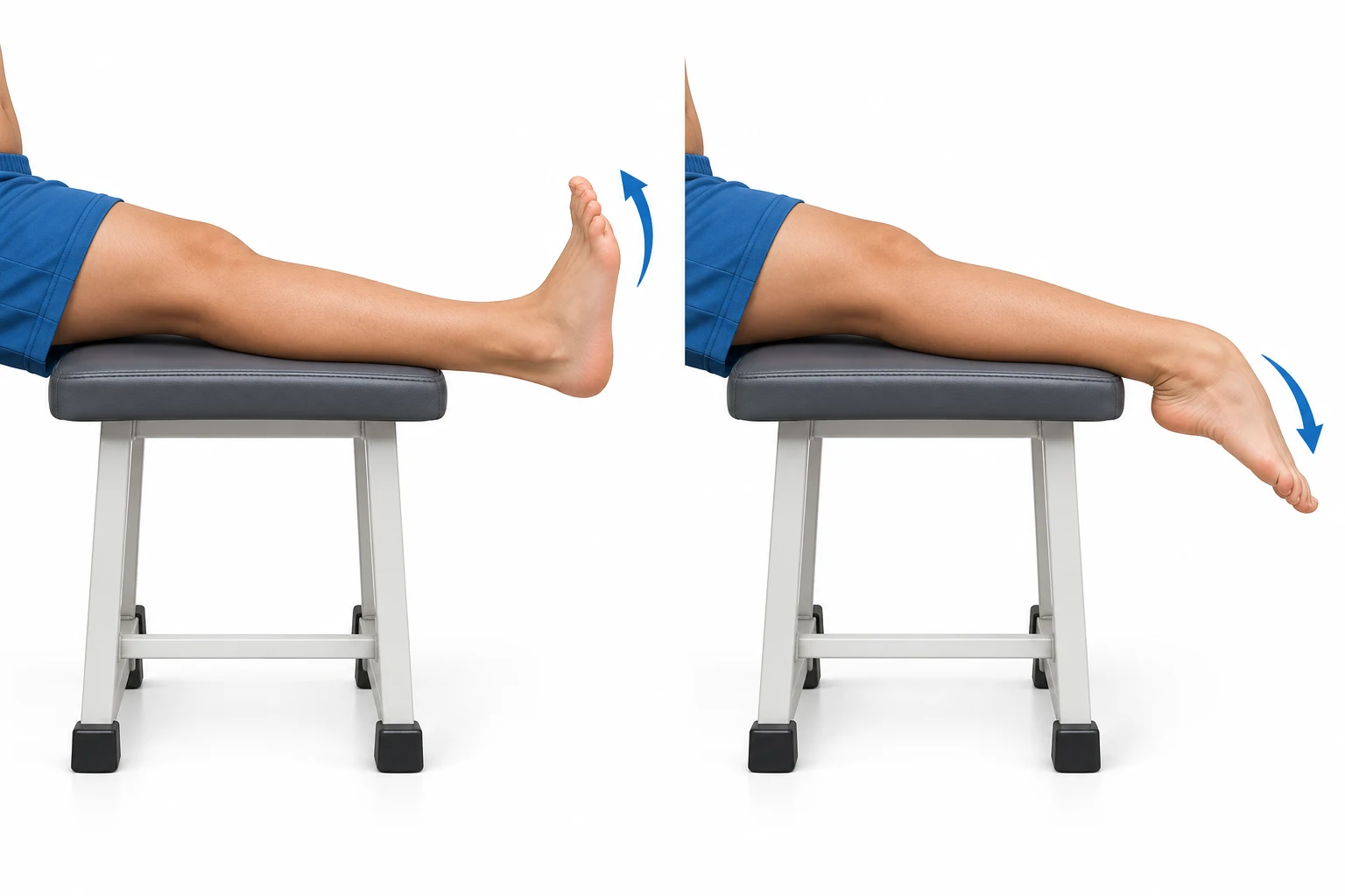 Illustration: Move your ankle while sitting