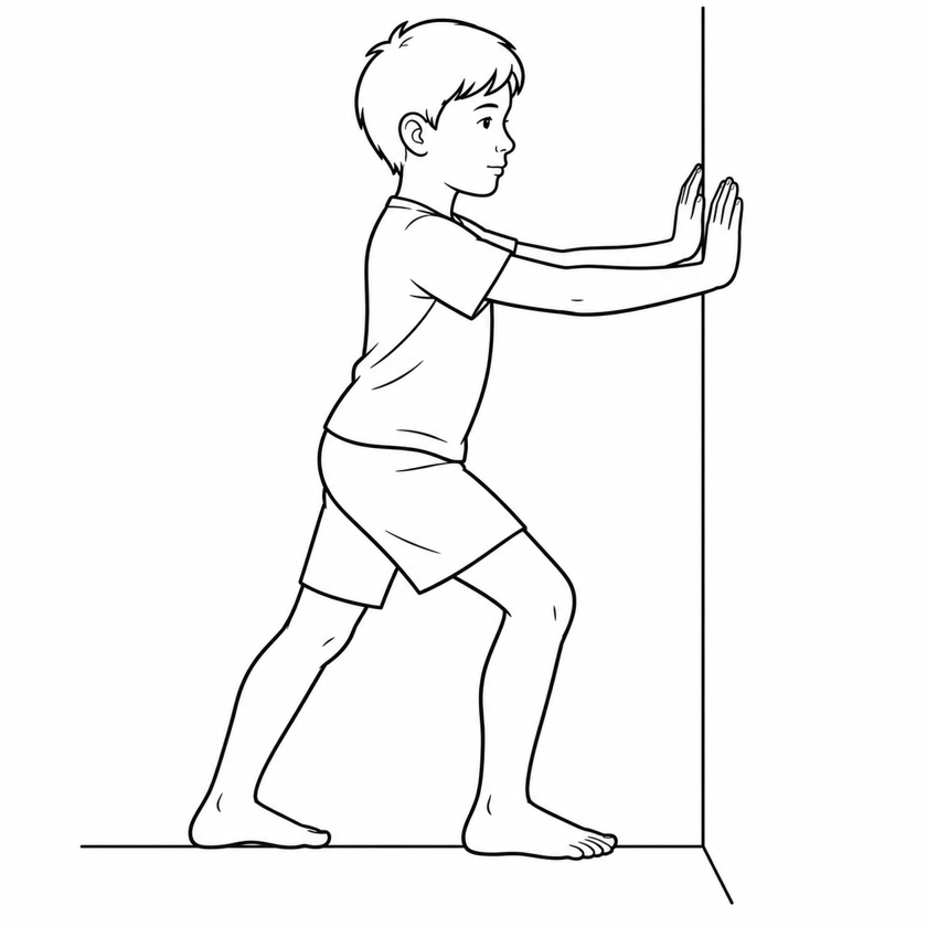 Knee-to-wall (dorsiflexion)