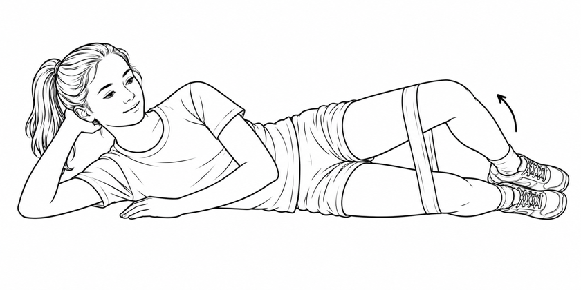 Clamshell and gluteal strengthening