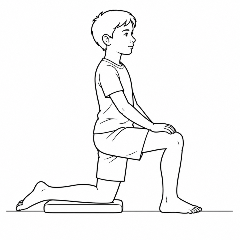 Hip-flexor stretch, if prescribed